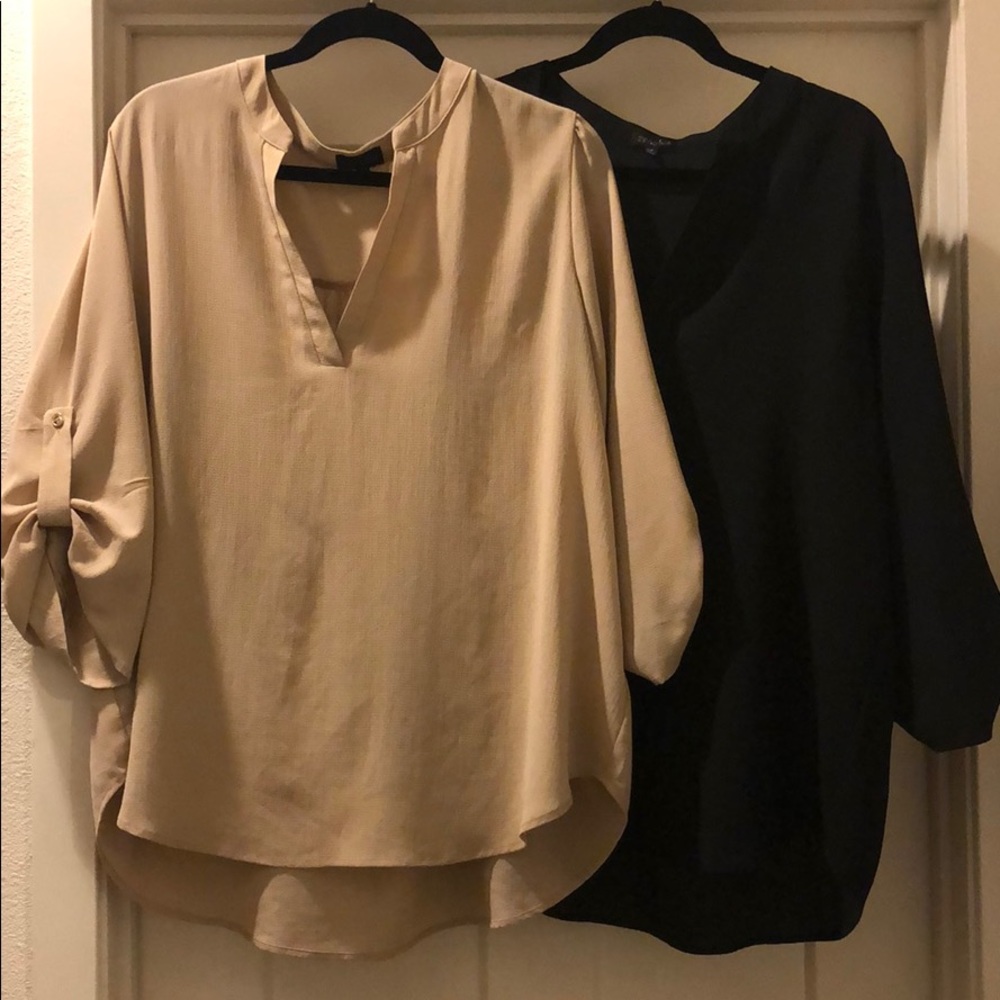 Work blouse black EUC $8 each